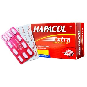 Thuốc giảm đau, hạ sốt Hapacol Extra (10 vỉ x 10 viên/hộp)